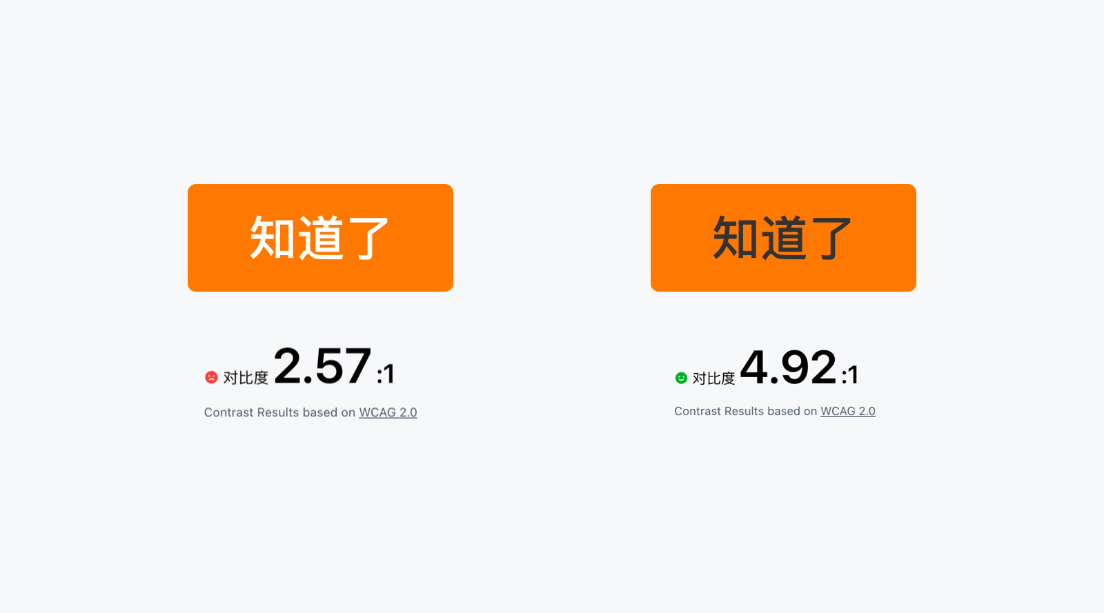 关于色彩对比度可及性的七大误区